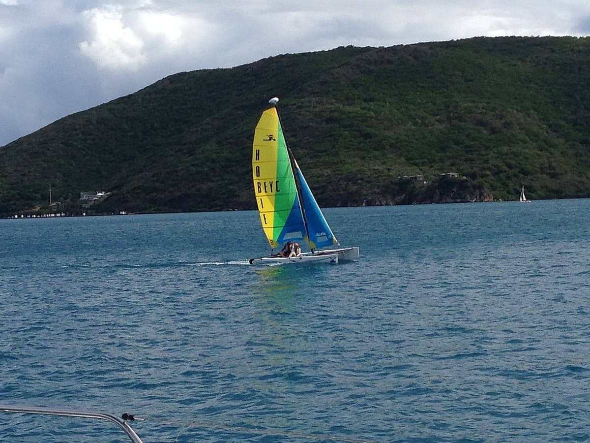 Sailing the BVI